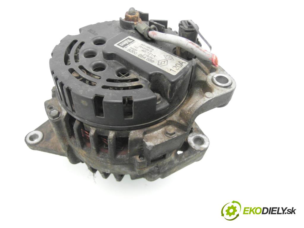 RENAULT SCENIC I (JA0/1_) MINIVAN 2002 59,00 1.9 dTi 80 - F9Q 744 1870,00 Alternátor 8200054588 ; SG10B019 ; 2542466B (Alternátor)