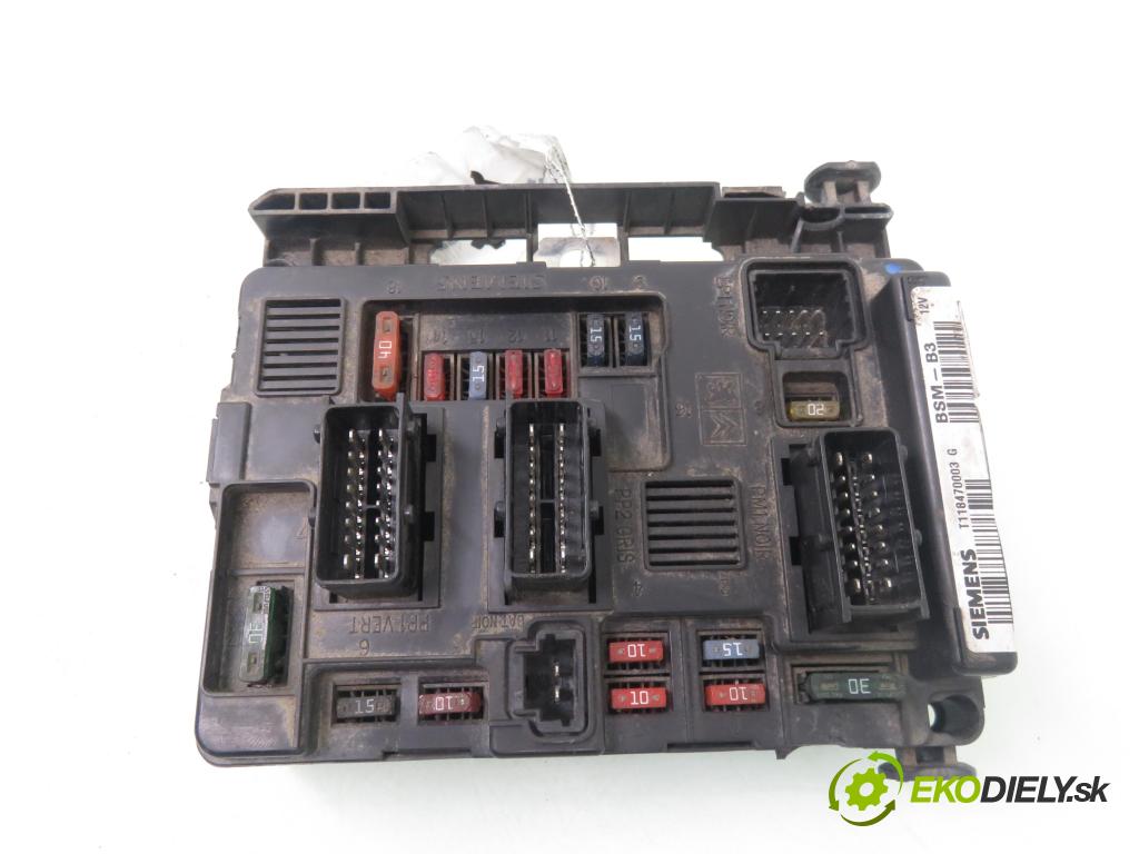 CITROEN C2 (JM_) HB 2004 52,00 1.4 HDi - 8HX (DV4TD) 1398,00 MODUL BSM T118470003G ; 964349888000