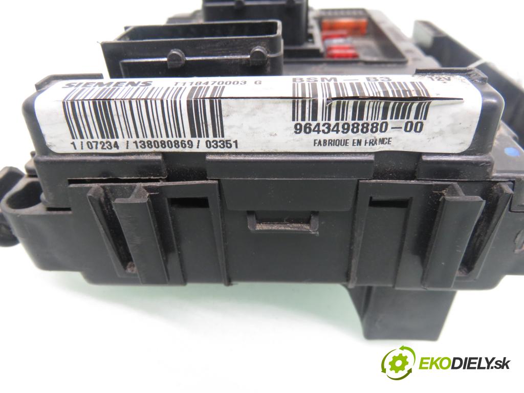 CITROEN C2 (JM_) HB 2004 52,00 1.4 HDi - 8HX (DV4TD) 1398,00 MODUL BSM T118470003G ; 964349888000