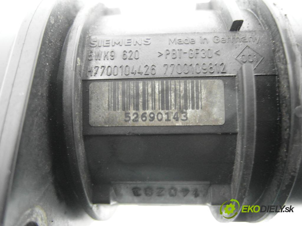 RENAULT SCENIC I (JA0/1_) MINIVAN 2002 59,00 1.9 dTi 80 - F9Q 744 1870,00 váha vzduchu vzduchu 5WK9620 ; 7700109812 ; H7700104426