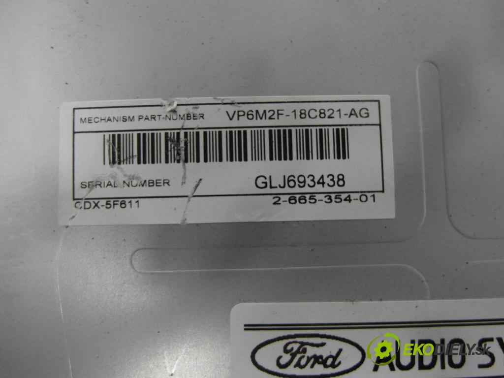 FORD MONDEO IV Turnier (BA7) KOMBI 2009 103,00 2.0 TDCi - QXBA 1997,00 RADIO CD 7S7T18C939CE