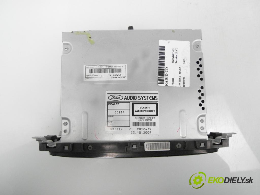 FORD MONDEO IV Turnier (BA7) KOMBI 2009 103,00 2.0 TDCi - QXBA 1997,00 RADIO CD 7S7T18C939CE