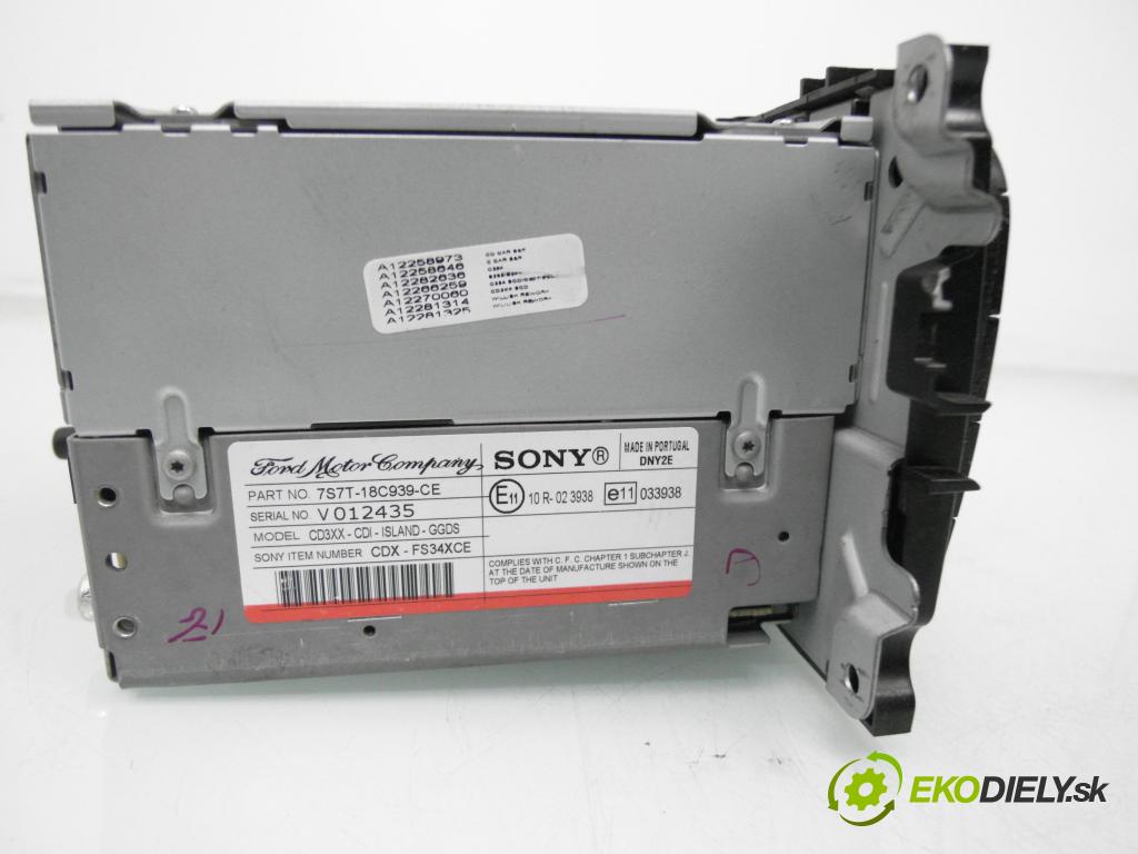 FORD MONDEO IV Turnier (BA7) KOMBI 2009 103,00 2.0 TDCi - QXBA 1997,00 RADIO CD 7S7T18C939CE
