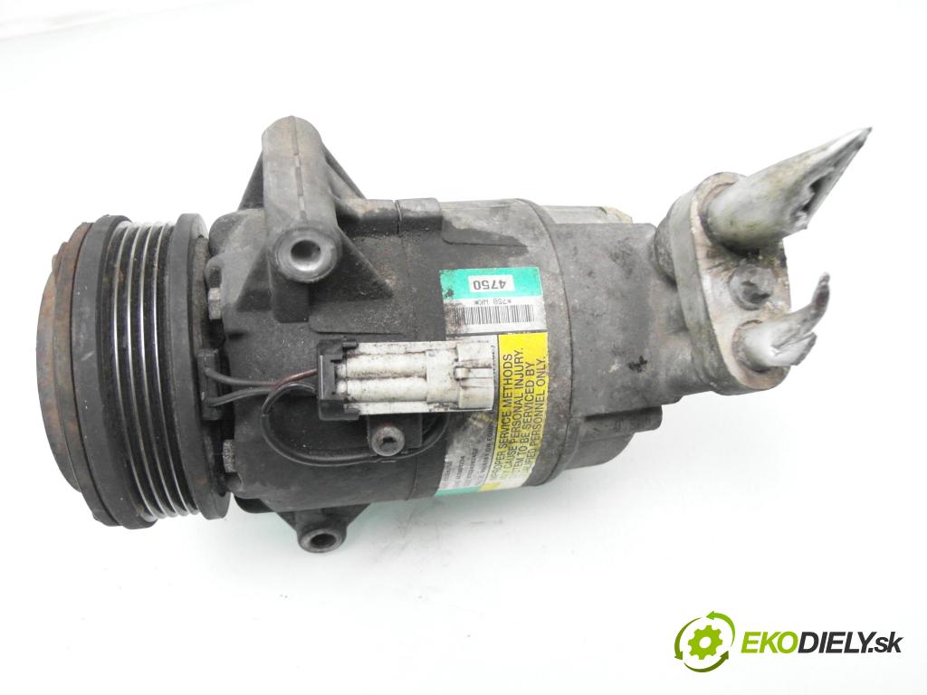 OPEL ASTRA H (A04) HB 2004 77,00 1.6 - Z 16 XEP 1598,00 KOMPRESOR: klimatizácie 13124750 ; 383601234 (Kompresor klimatizácie)