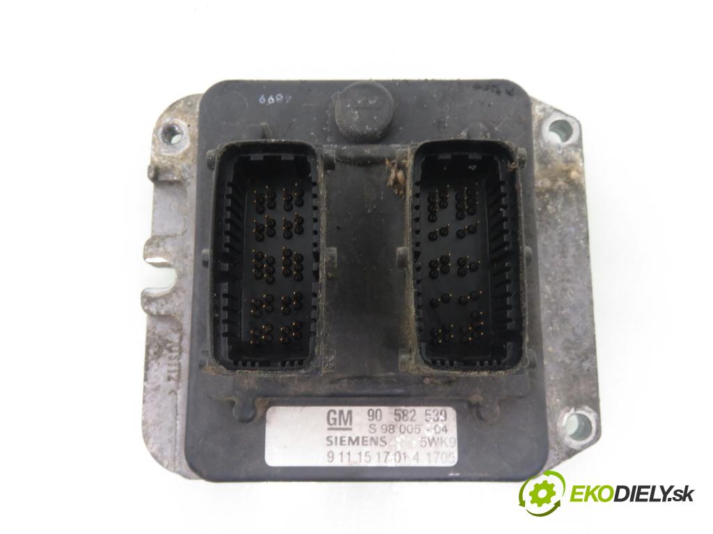 OPEL ZAFIRA A Nadwozie Wielkopojemne (MPV) (T98)  MINIVAN 2000 85,00 1.8 16V 116 - X 18 XE1 1796,00 spinačka / imobilizéra IMMO / Riadiaca jednotka 90582539 ; 90589313 ; 24418927