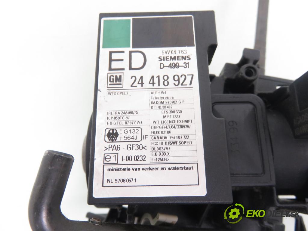 OPEL ZAFIRA A Nadwozie Wielkopojemne (MPV) (T98)  MINIVAN 2000 85,00 1.8 16V 116 - X 18 XE1 1796,00 spinačka / imobilizéra IMMO / Riadiaca jednotka 90582539 ; 90589313 ; 24418927