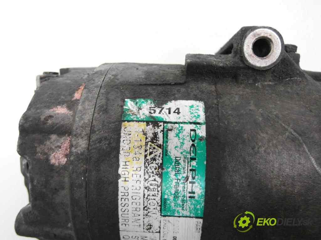 OPEL ASTRA G sedan (T98) SEDAN 2002 62,00 1.6 - Z 16 SE 1598,00 KOMPRESOR: klimatizácie 09165714 ; 9986181 (Kompresor klimatizácie)