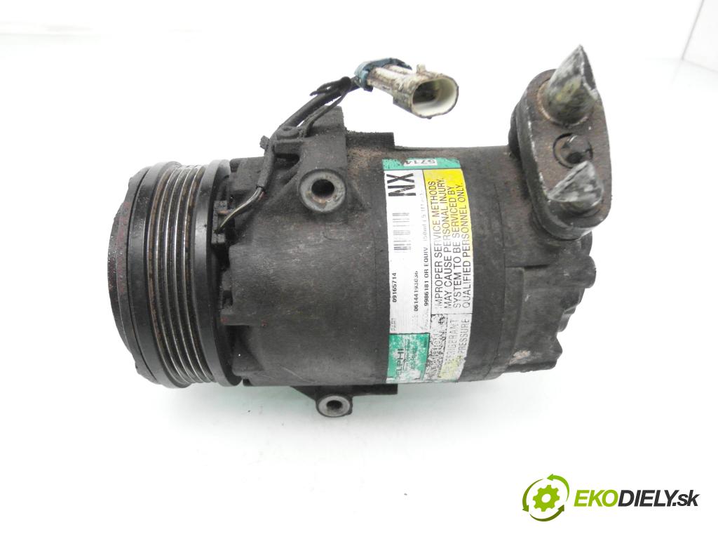 OPEL ASTRA G sedan (T98) SEDAN 2002 62,00 1.6 - Z 16 SE 1598,00 KOMPRESOR: klimatizácie 09165714 ; 9986181 (Kompresor klimatizácie)