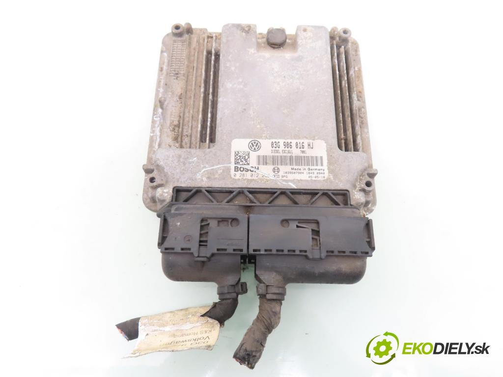 VW GOLF V (1K1) HB 2005 103,00 2.0 TDI 16V - BKD 1968,00 Riadiaca jednotka Motor 03G906016HJ ; 0281012253