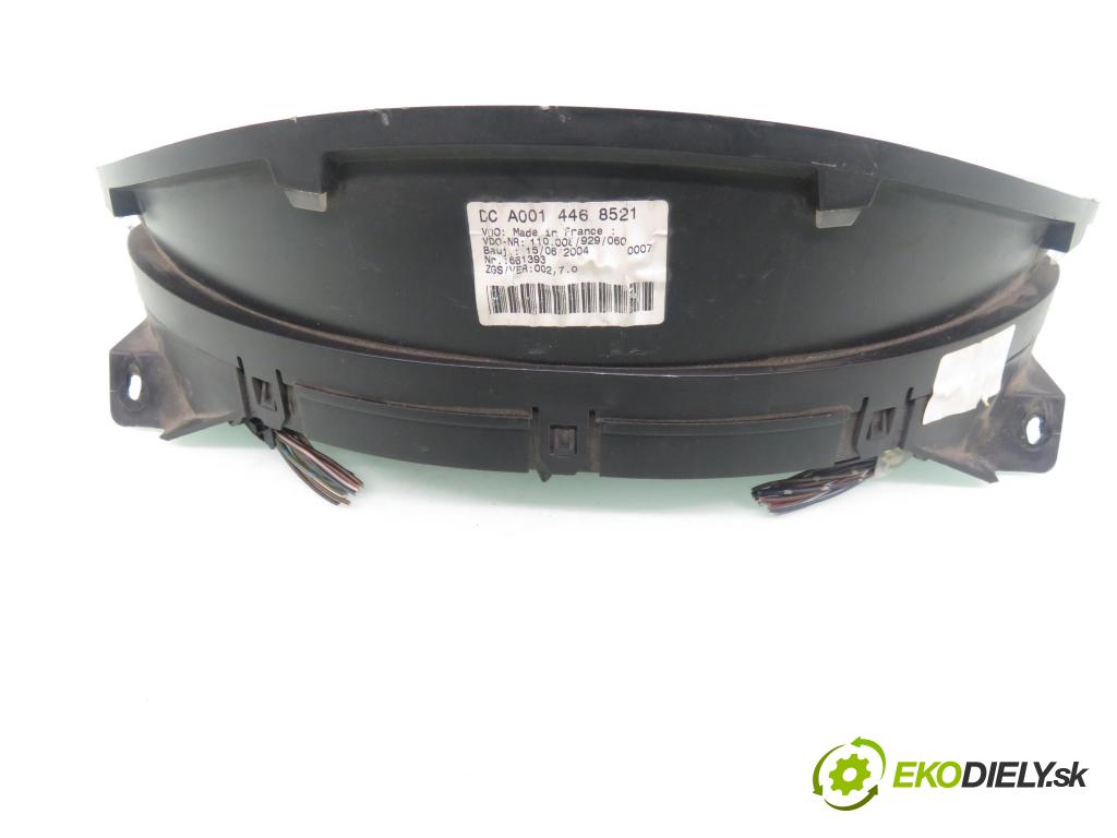 MERCEDES-BENZ SPRINTER 2-t Platforma / podwozie (901, 902) KABINA/PLATFORMA 2004 60,00 208 CDI - OM 611.987 2148,00 Prístrojovka elektrický A0014468521 ; 88311295