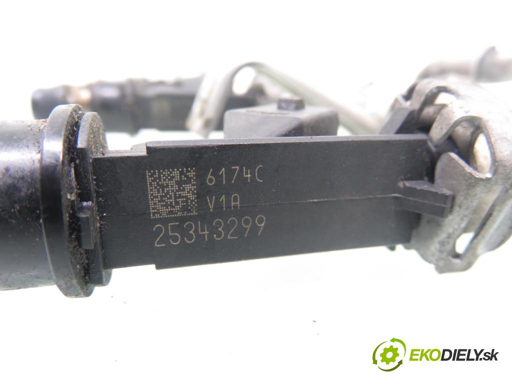 OPEL ASTRA H (A04) HB 2004 77,00 1.6 - Z 16 XEP 1598,00 Lišta vstrekovacia 25343299 (Vstrekovacia lišta)