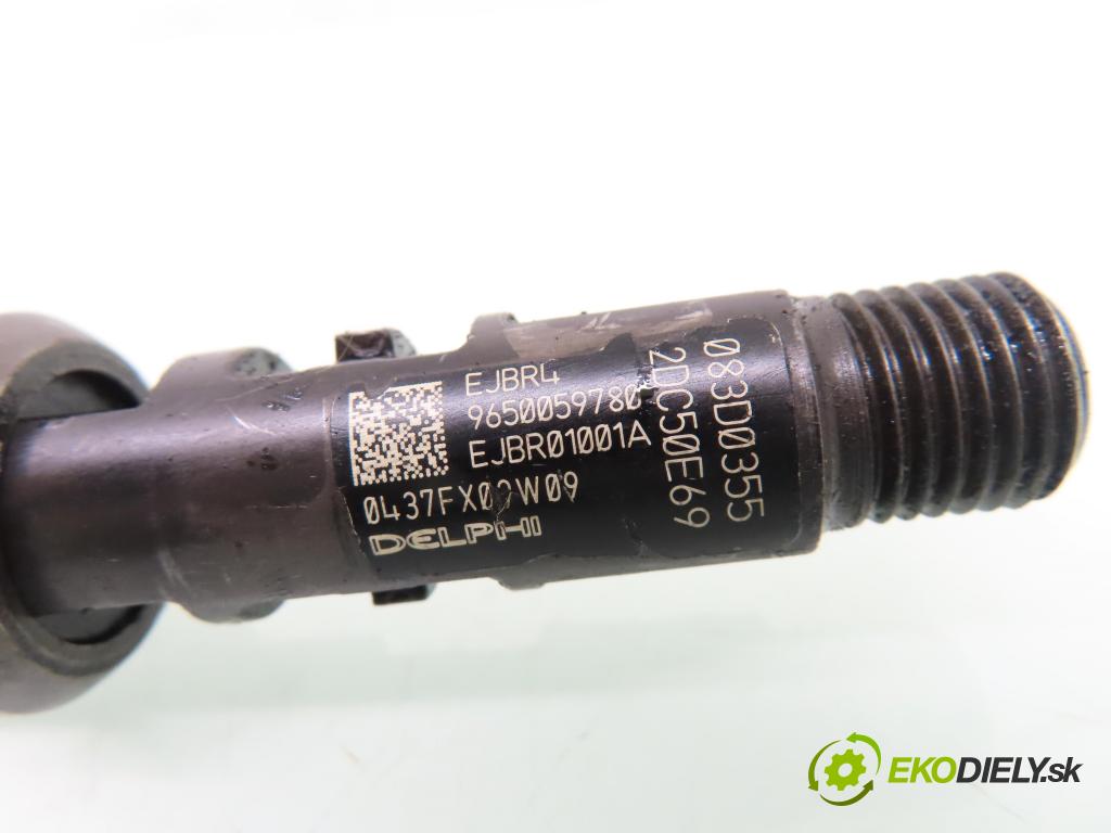 CITROEN C3 I (FC_) HB 2003 50,00 1.4 HDi 8V - 8HX 1398,00 vstrekovač 9650059780 ; EJBR01001A (Vstrekovač paliva)