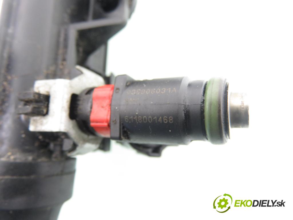 VW POLO (9N_) HB 2006 47,00 1.2 12V 64 - AZQ 1198,00 Lišta vstrekovacia 03E133320A ; 03E906031A (Vstrekovacia lišta)