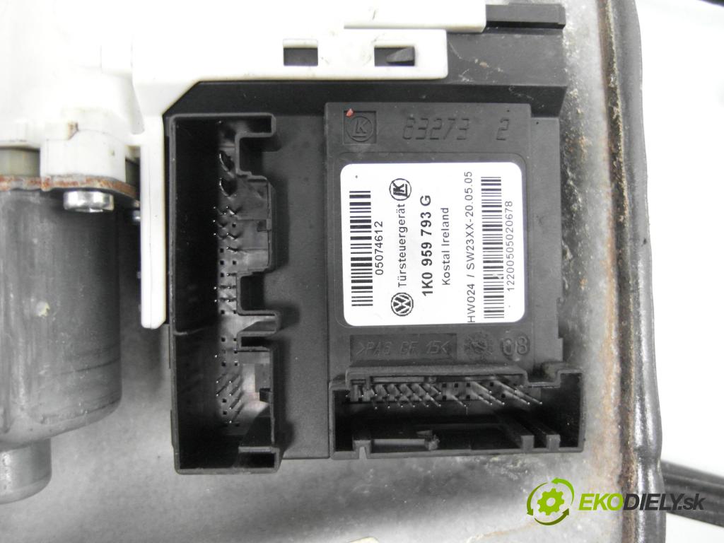 VW GOLF V (1K1) HB 2005 103,00 2.0 TDI 16V - BKD 1968,00 mechanismus oken 3D 1K0959701K ; 1K0959793G