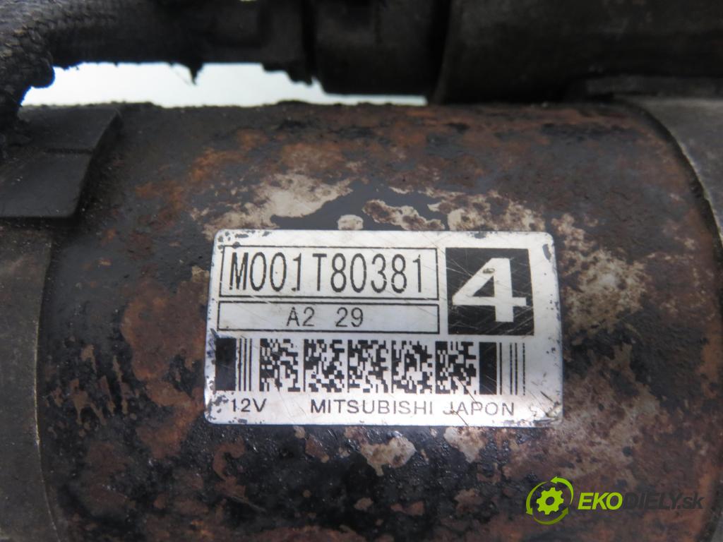 CITROEN BERLINGO FIRST Skrzynia (M_) FURGON 2005 66,00 2.0 HDI 90 - RHY (DW10TD) 1997,00 Štartér M001T80381 (Štartér)