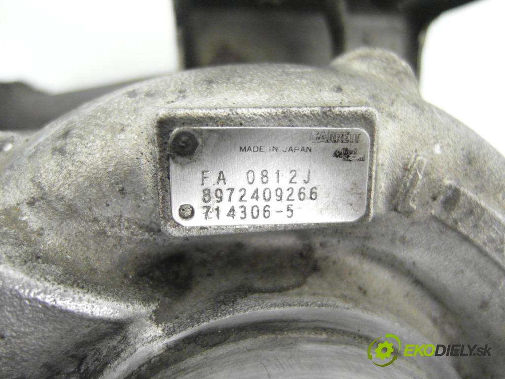 RENAULT VEL SATIS (BJ0_) HB 2002 133,00 3.0 dCi (BJ0S) - P9X 715 2958,00 Turbodúchadlo 8972409266 ; 7143065 (Turbodúchadlo (kompletné))