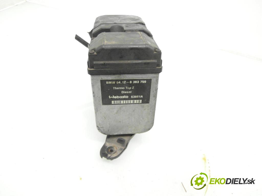 BMW 3 (E46) SEDAN 1999 100,00 320 d 136 - M47 D20 (204D1) 1951,00 Webasto 64128383759 ; 64471B ; 8383759 (Webasto (nezávislé topení))