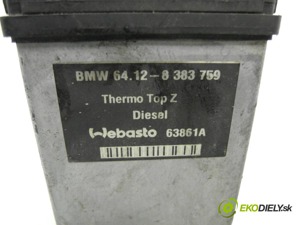 BMW 3 (E46) SEDAN 1999 100,00 320 d 136 - M47 D20 (204D1) 1951,00 Webasto 64128383759 ; 64471B ; 8383759 (Webasto (nezávislé topení))