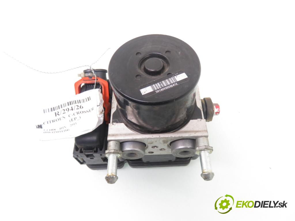 CITROEN C-CROSSER (EP_) SUV 2011 115,00 2.2 HDi 160 - 4HN (DW12MTED4) 2179,00 pumpa ABS 4670A552 ; 06210957693 ; 06261336551 (Pumpa ABS)