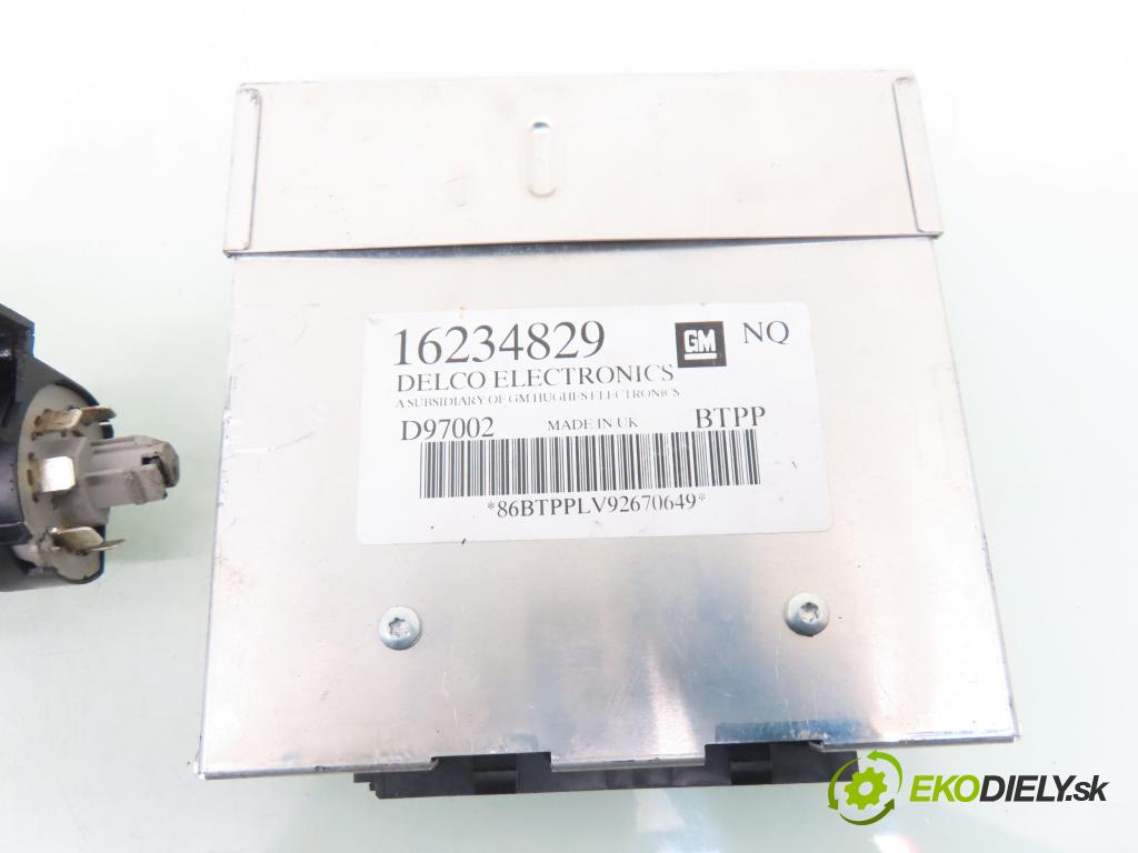 OPEL ASTRA F (T92) SEDAN 1999 55,00 1.6 - 16 LZ2 1598,00 spinačka / imobilizéra IMMO / Riadiaca jednotka 16234829 ; 26034041 ; 26034040