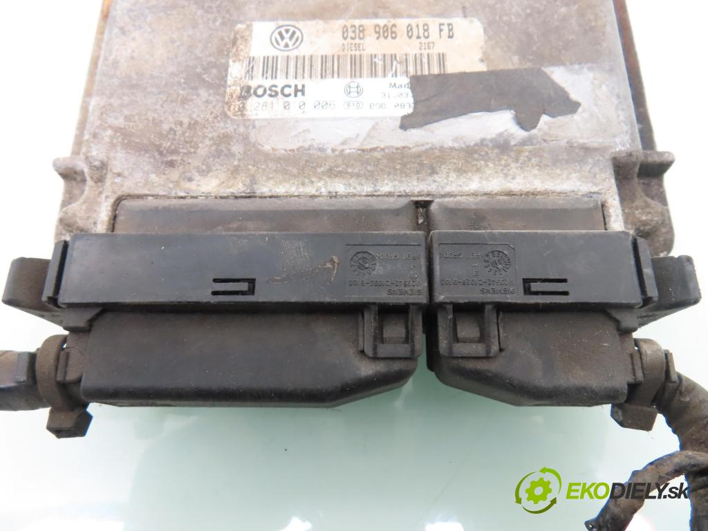 SEAT IBIZA III (6L1) HB 2003 74,00 1.9 TDI - ATD 1896,00 Riadiaca jednotka Motor 038906018FB ; 0281010006