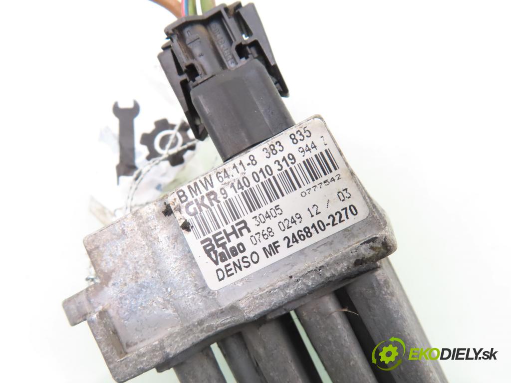 BMW 3 (E46) SEDAN 2001 105,00 318 i - N42 B20 A 1995,00 rezistor / reostat kúrenia 8383835 ; 9140010319