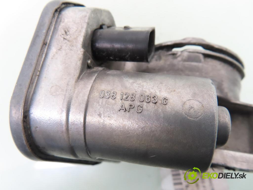 VW GOLF V (1K1) HB 2005 103,00 2.0 TDI 16V - BKD 1968,00 Škrtiaca klapka 038128063G (Škrtiaca klapka)