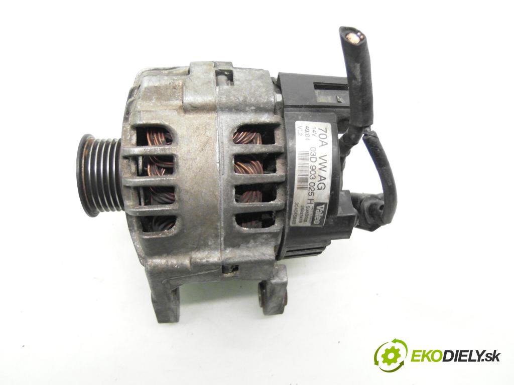 SKODA FABIA I Combi (6Y5) KOMBI 2004 50,00 1.4 - AME 1397,00 Alternátor 03D903025H ; SG8B028 ; 2542747B (Alternátor)