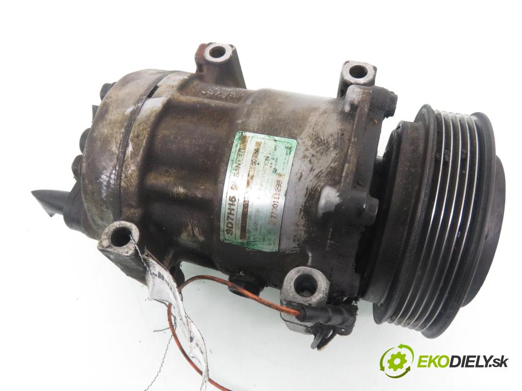 RENAULT LAGUNA I (B56_, 556_) LIFTBACK 2000 83,00 2.2 dT (B569) - G8T 760 2188,00 KOMPRESOR: klimatizácie 7700111298 ; SD7H15 (Kompresor klimatizácie)