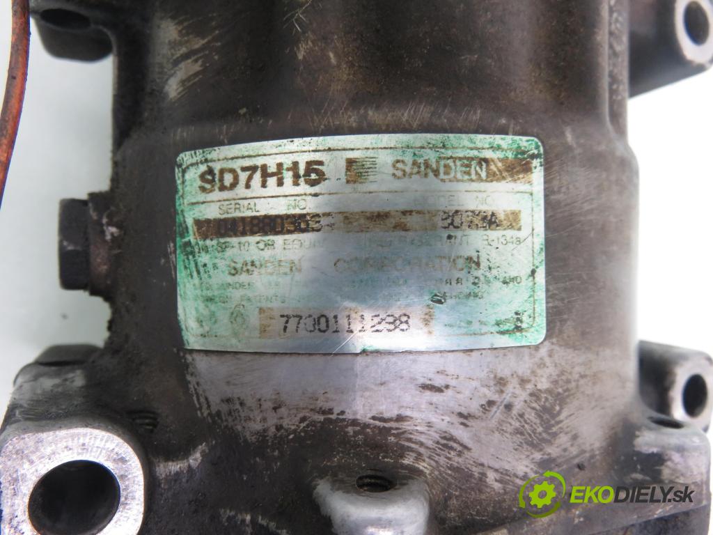 RENAULT LAGUNA I (B56_, 556_) LIFTBACK 2000 83,00 2.2 dT (B569) - G8T 760 2188,00 KOMPRESOR: klimatizácie 7700111298 ; SD7H15 (Kompresor klimatizácie)