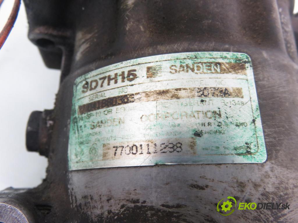 RENAULT LAGUNA I (B56_, 556_) LIFTBACK 2000 83,00 2.2 dT (B569) - G8T 760 2188,00 KOMPRESOR: klimatizácie 7700111298 ; SD7H15 (Kompresor klimatizácie)