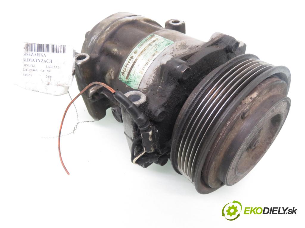 RENAULT LAGUNA I (B56_, 556_) LIFTBACK 2000 83,00 2.2 dT (B569) - G8T 760 2188,00 KOMPRESOR: klimatizácie 7700111298 ; SD7H15 (Kompresor klimatizácie)