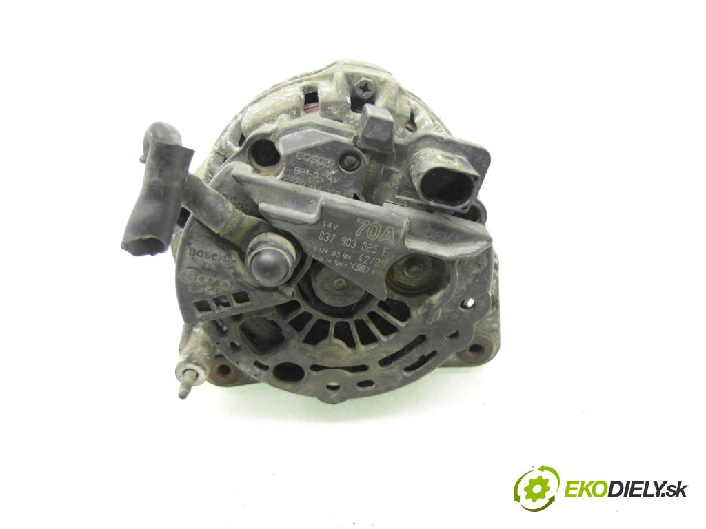 VW GOLF IV (1J1) HB 1999 55,00 1.4 16V - APE 1390,00 Alternátor 037903025E ; 0124315004 (Alternátor)