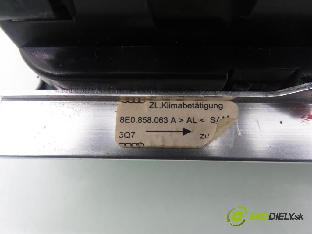 AUDI A4 Avant (8E5, B6) KOMBI 2002 96,00 2 - ALT 1984,00 Panel kúrenia KLIMATRONIK 8E0820043H ; 8E0858063A