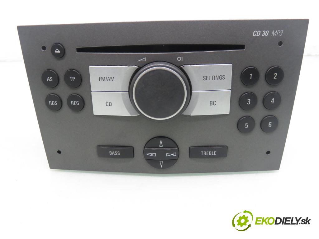 OPEL ASTRA H (A04) HB 2004 77,00 1.6 - Z 16 XEP 1598,00 RADIO CD 93180959 ; 13111165 ; 102487000