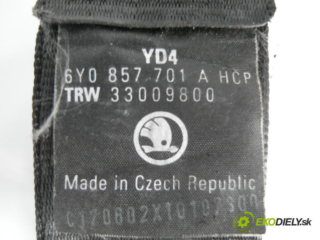 SKODA FABIA I (6Y2) HB 2000 50,00 1.4 - AME 1397,00 držák BEZPEČNOST LP 6Y0857701A ; 33009800