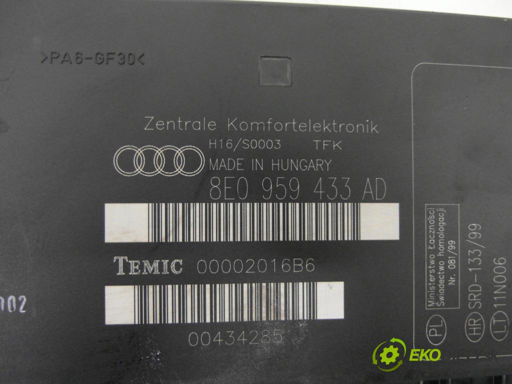 AUDI A4 Avant (8E5, B6) KOMBI 2002 96,00 2 - ALT 1984,00 MODUL komfortu 8E0959433AD ; 00002016B6 ; SRD13399