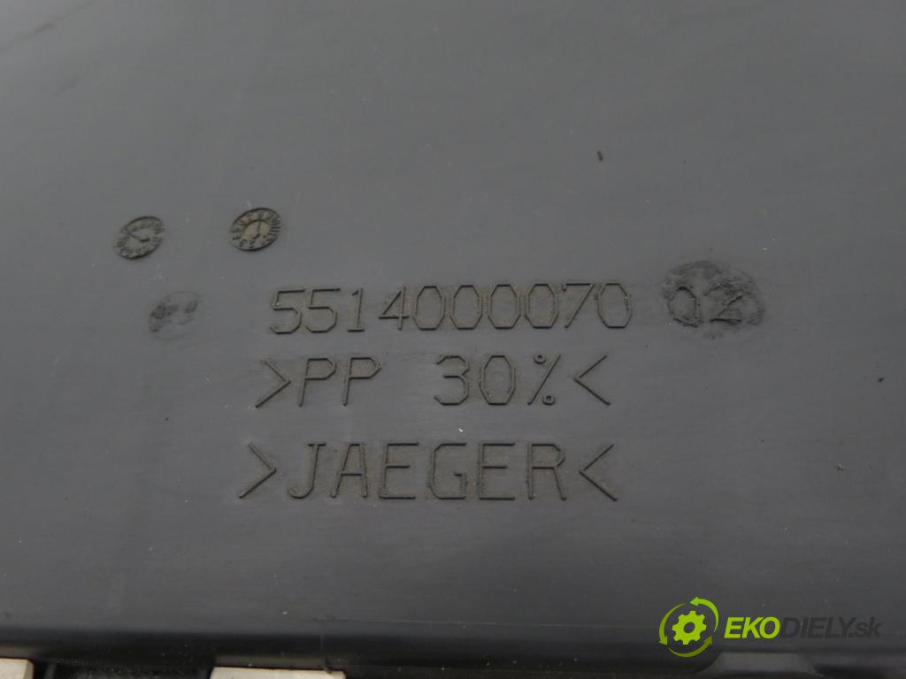 CITROEN BERLINGO / BERLINGO FIRST nadwozie wielkoprzestrzenne (MPV) KOMBIVAN 2002 66,00 2.0 HDI 90 1997,00 Prístrojovka elektrický 5514000070 ; 9639368580
