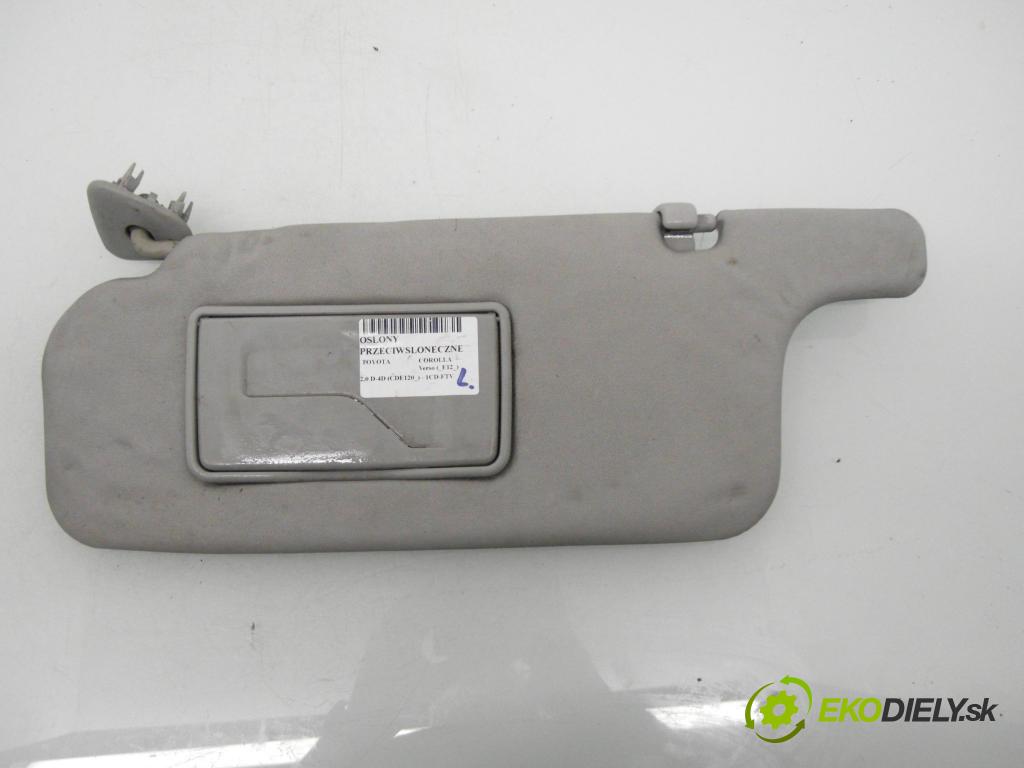 TOYOTA COROLLA Verso (_E12_) MINIVAN 2002 66,00 2.0 D-4D (CDE120_) - 1CD-FTV 1995,00 kryty protislnečné