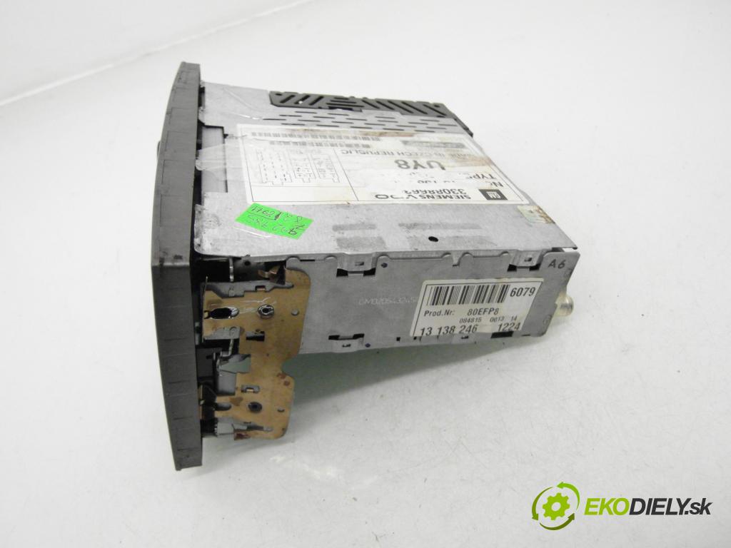 OPEL VECTRA C (Z02) LIFTBACK 2004 74,00 2.0 DTI 16V 101 - Y 20 DTH 1995,00 RADIO CD 13138246 ; 33088663 ; 13190970