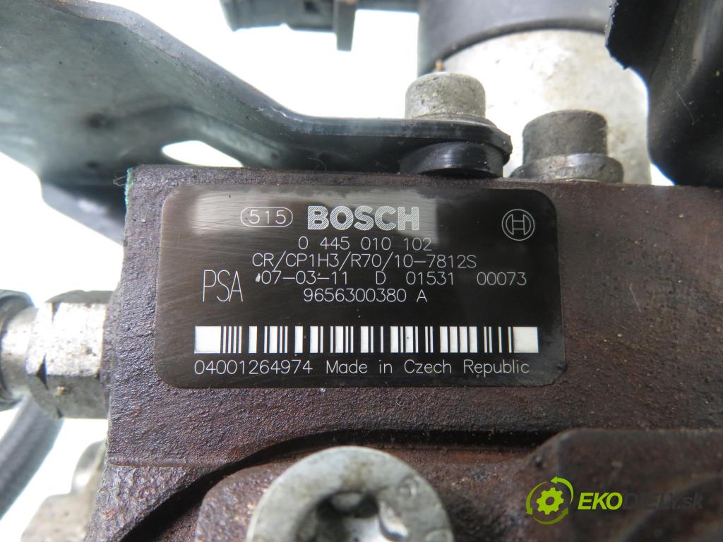 PEUGEOT 307 (3A/C) HB 2005 66,00 1.6 HDi 90 - 9HX (DV6ATED4) 1560,00 Pumpa vysokého tlaku 0445010102 ; 0928400607 ; 9656300380A