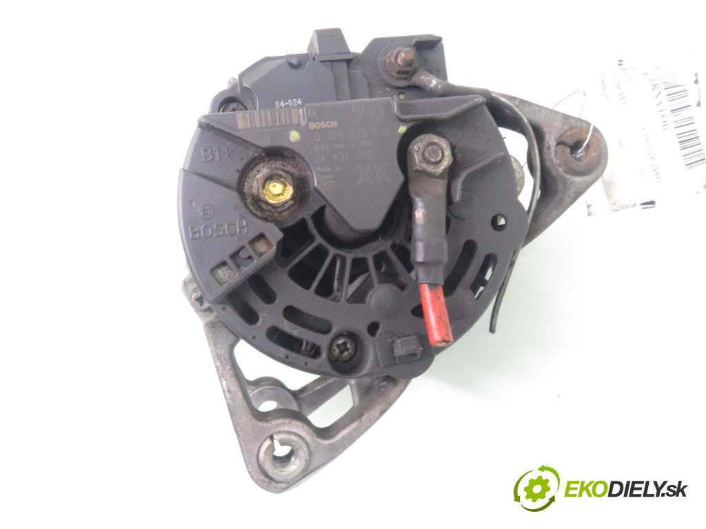 OPEL CORSA C (X01) HB 2002 44,00 1 - Z 10 XEP 998,00 Alternátor 0124225018 ; 24437119 (Alternátor)