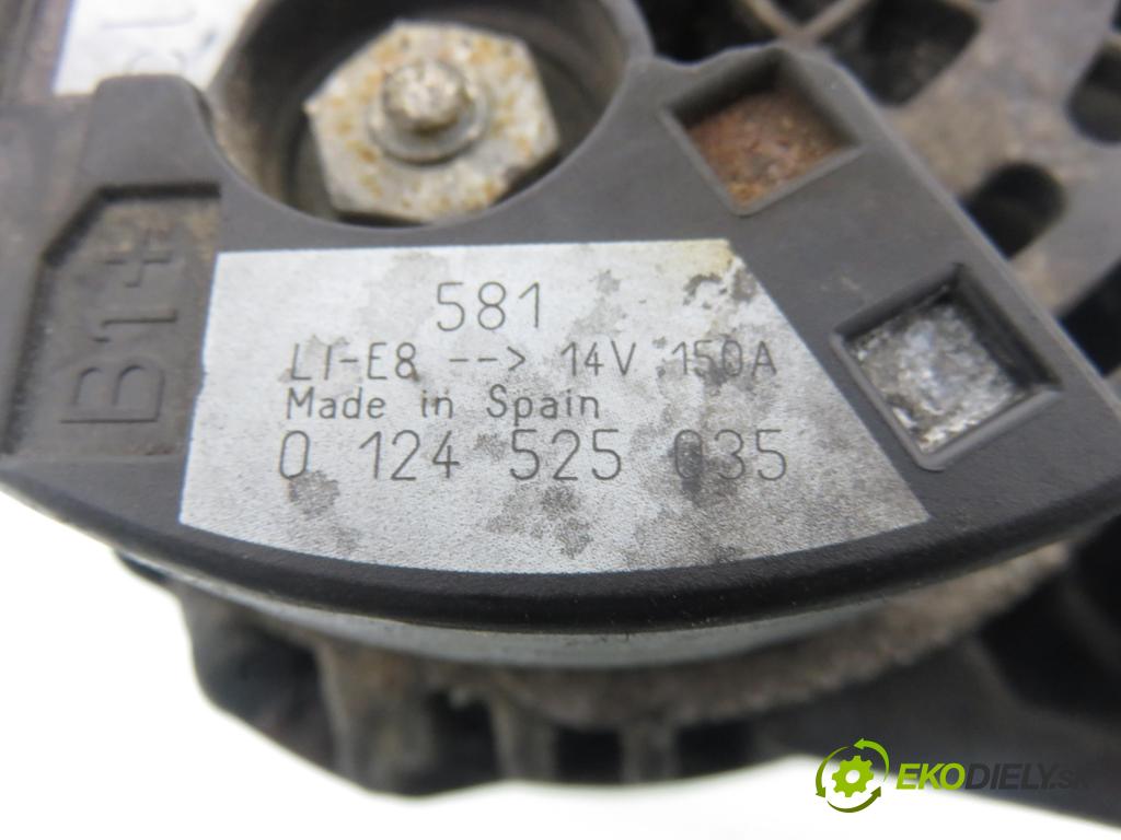 CITROEN C4 I (LC_) HB 2005 66,00 1.6 HDi - 9HX (DV6ATED4) 1560,00 Alternátor 0124525035 ; 9646321880 (Alternátor)