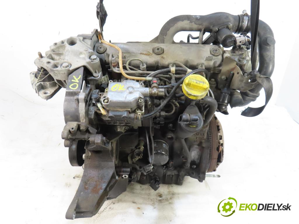 RENAULT SCENIC I (JA0/1_) MINIVAN 2002 59,00 1.9 dTi 80 - F9Q 744 1870,00 Motor DIESEL F9Q744 ; 0460414983