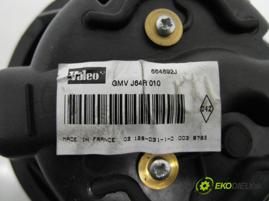 RENAULT SCENIC I (JA0/1_) MINIVAN 2001 75,00 1.9 dCi 102 - F9Q 732 1870,00 ventilátor větráku J64R010 ; 664692J ; GMVJ64R