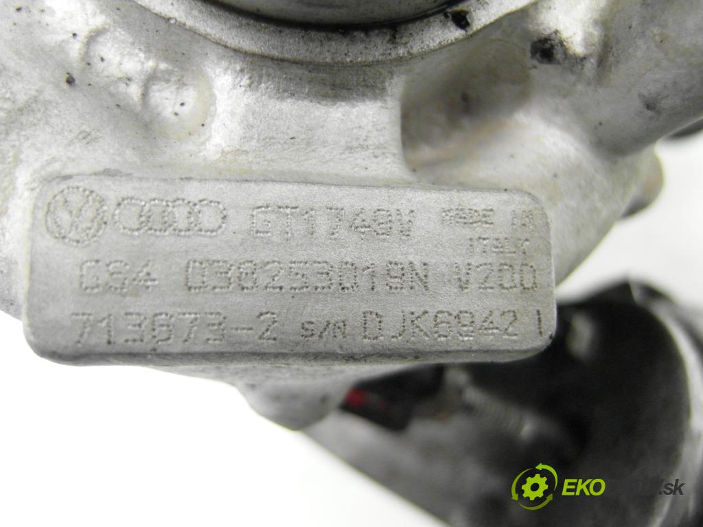 AUDI A3 (8L1) HB 2001 66,00 1.9 TDI 90 - ALH 1896,00 Turbodúchadlo 038253019N ; GT1749V ; 7136732 (Turbodúchadlo (kompletné))
