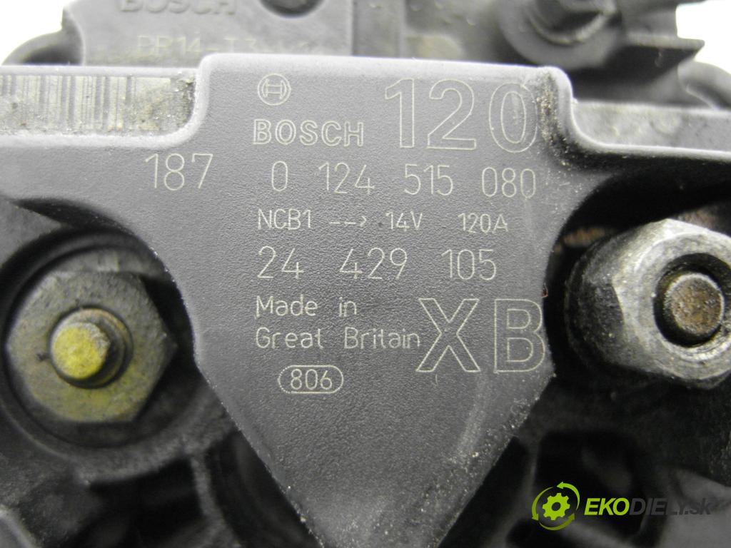 OPEL VECTRA B Kombi (J96) KOMBI 2001 92,00 2.2 DTI 16V - Y 22 DTR 2172,00 Alternátor 0124515080 ; 24429105 (Alternátor)