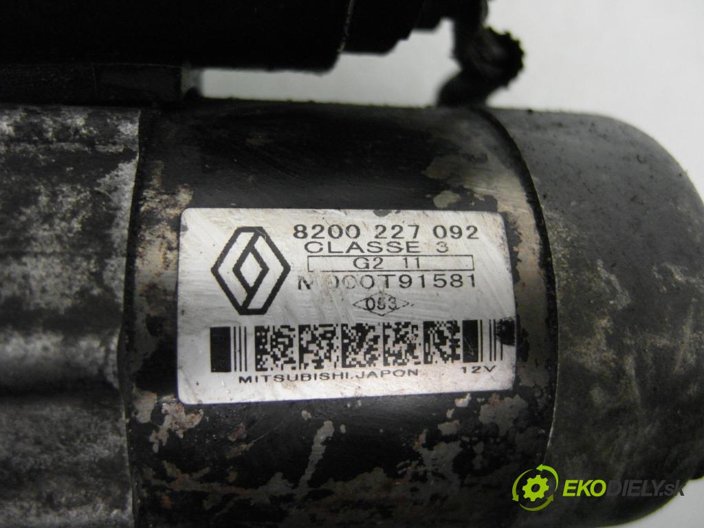 RENAULT CLIO II (BB_, CB_) HB 2002 48,00 1.5 dCi 65 - K9K 704 1461,00 Štartér 8200227092 ; M000791581 (Štartér)