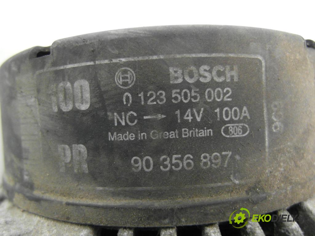 OPEL VECTRA B (J96) KOMBI 1999 74,00 1.6 16V 100 1598,00 Alternátor 0123505002 ; 90356897 (Alternátor)