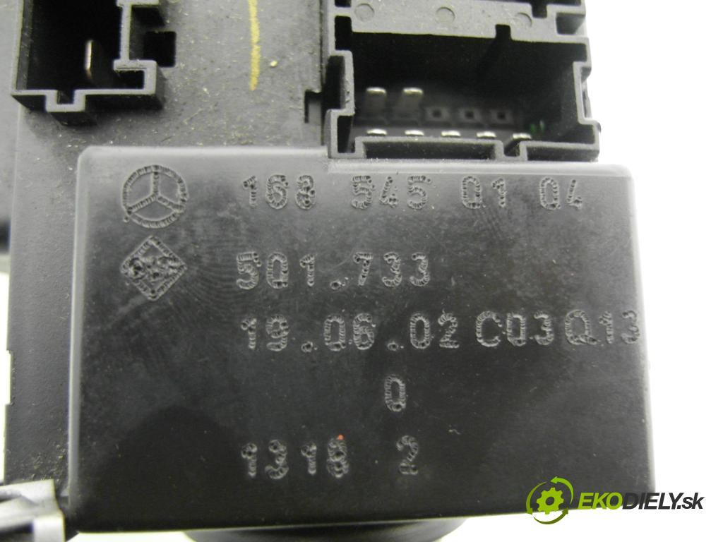 MERCEDES-BENZ KLASA A (W168) HB 1998 66,00 1.7 CDI 90 1689,00 prepínač svetlá 1685450104 ; 501733